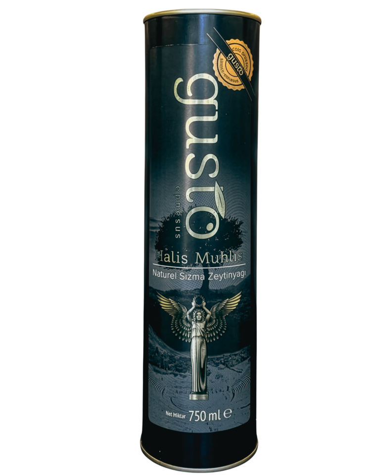 Gusto Ephesus %100 Doğal Erken Hasat Soğuk Sıkım Zeytinyağı – 750 ml | Ege Naturel Sızma