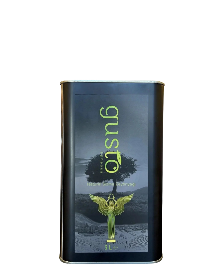 Gusto Ephesus %100 Doğal Soğuk Sıkım Zeytinyağı – 3 Litre | Ege Naturel Sızma