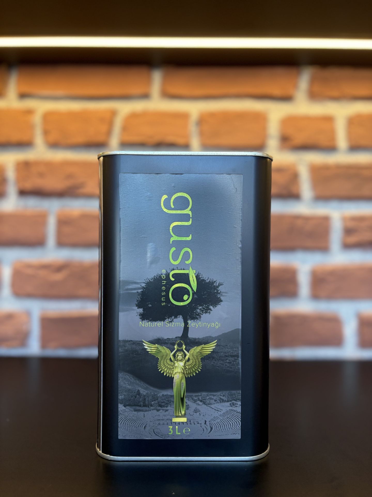Gusto Ephesus Soğuk Sıkım Natural Sızma Zeytinyağı 3 Litre