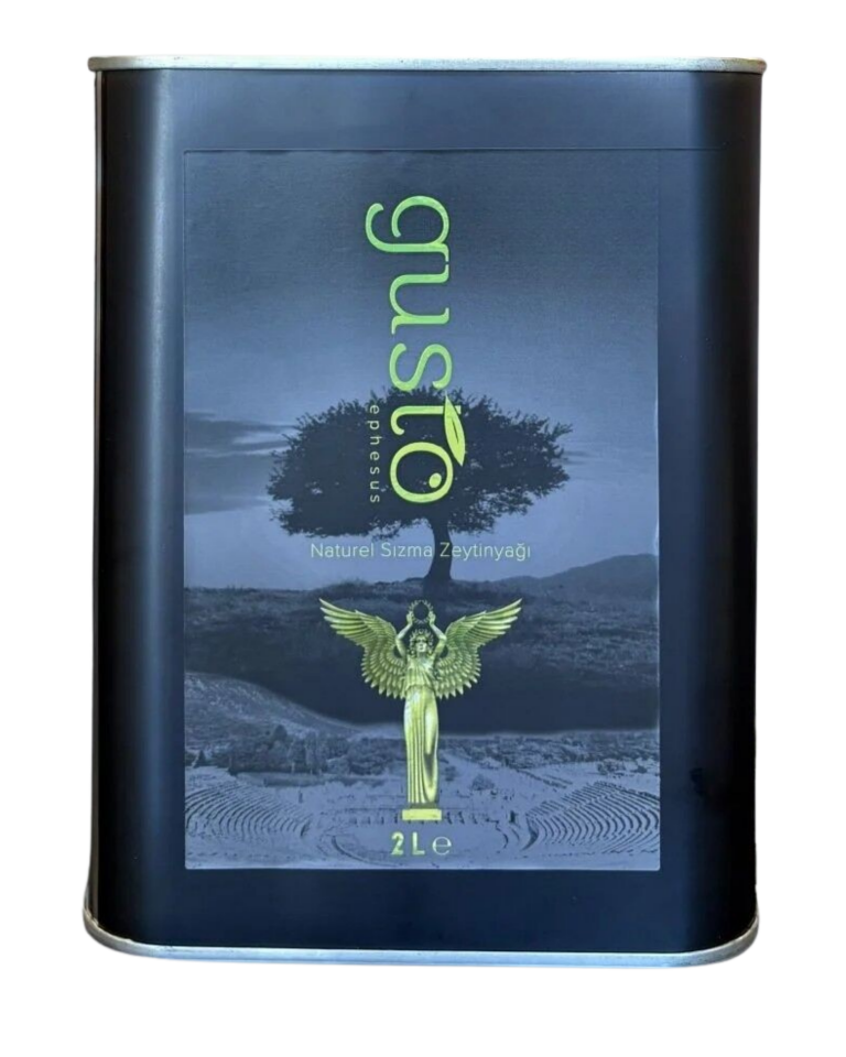 Gusto Ephesus %100 Doğal Soğuk Sıkım Zeytinyağı – 2 Litre | Ege Naturel Sızma