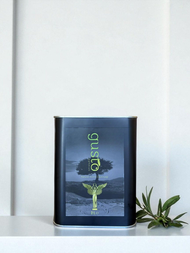 Gusto Ephesus %100 Doğal Soğuk Sıkım Zeytinyağı – 2 Litre | Ege Naturel Sızma