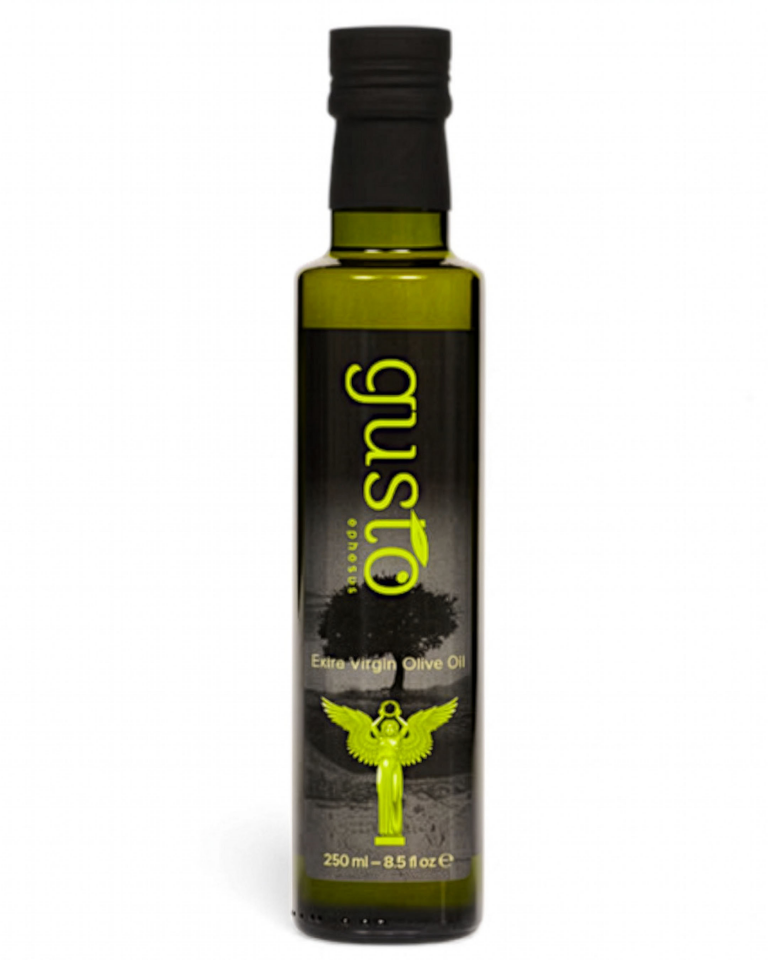 Gusto Ephesus %100 Doğal Soğuk Sıkım Zeytinyağı – 250 ml Cam Şişe | Ege Naturel Sızma