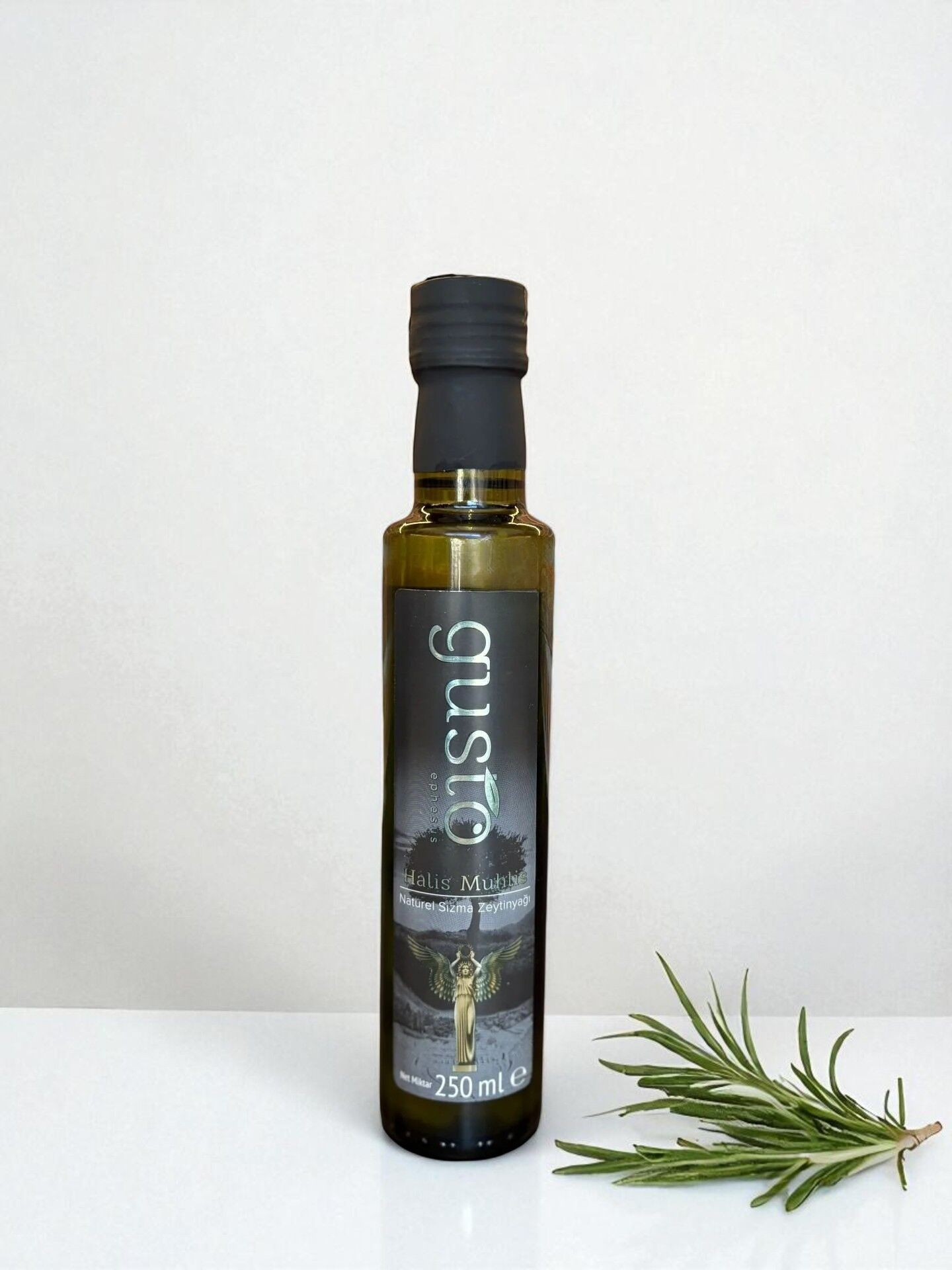 Gusto Ephesus %100 Doğal Soğuk Sıkım Zeytinyağı – 250 ml Cam Şişe | Ege Naturel Sızma