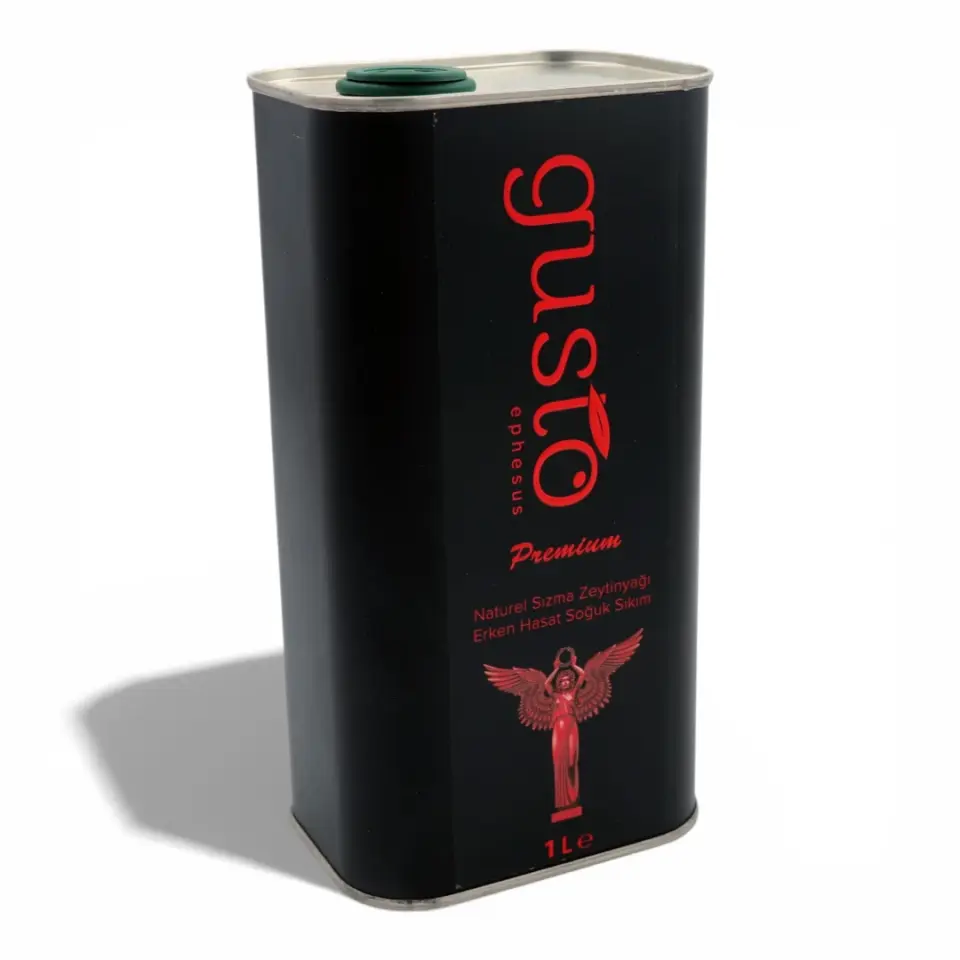 Gusto Ephesus Premium Natürel Sızma Zeytinyağı – Erken Hasat Soğuk Sıkım (1L)